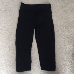 Lululemon leggings with mesh stripe NWOT